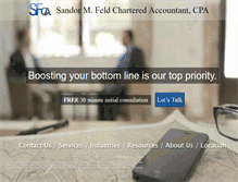 Tablet Screenshot of accountant-toronto.com